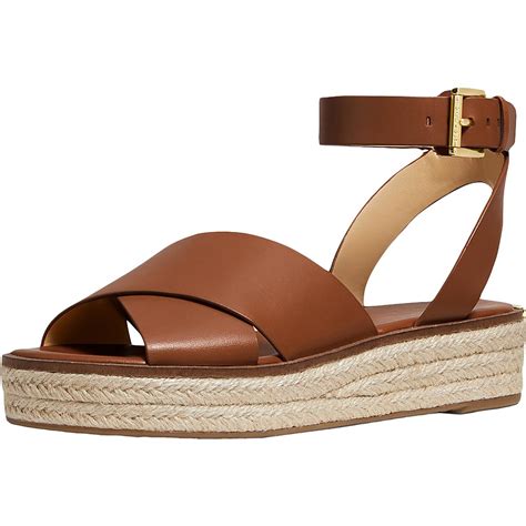 michael kors abbott leather sandal|Michael Kors Abbott Sandals .